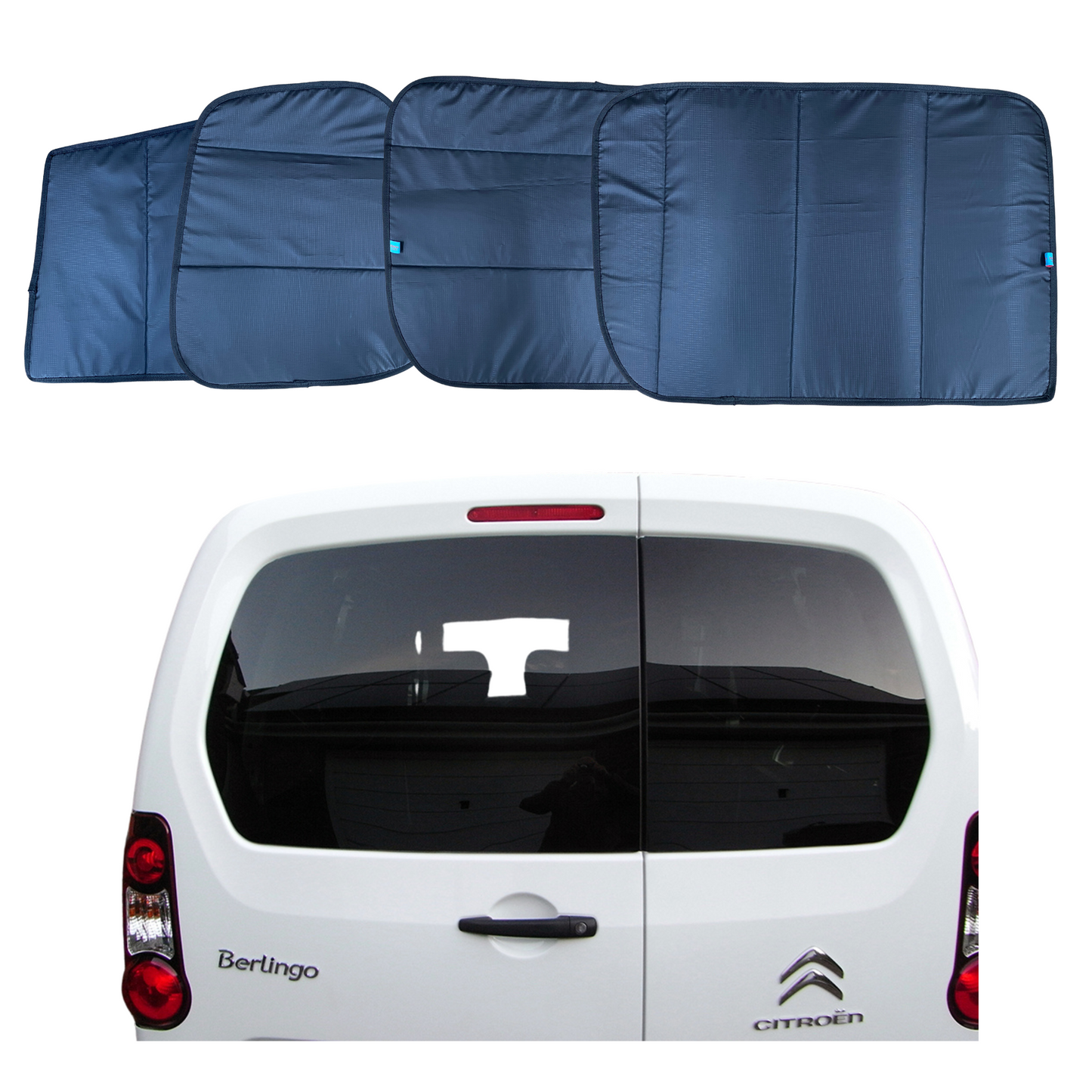 Citroen Berlingo Peugeot Partner Thermal Magnetic Insulated Blinds 2008-201