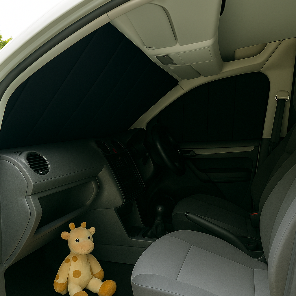 VW Caddy 2003–2020 Magnetic Thermal Blinds | Blackout Insulated Window Covers for Vans & Campers – ZÉAUSA Van Gear