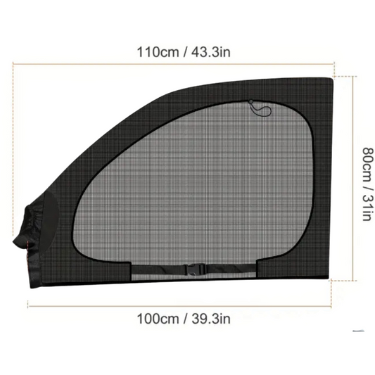 nsect Screen for Mercedes Sprinter & Ford Transit MK8 | Van Door Mesh Net for Mosquitoes & Flies | ZÉAUSA Van Gear