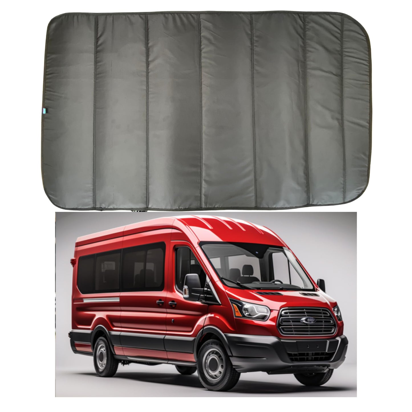 Insulated Thermal Magnetic Window Cover Blinds Compatible with Ford Transit MK8 2015 - Current.