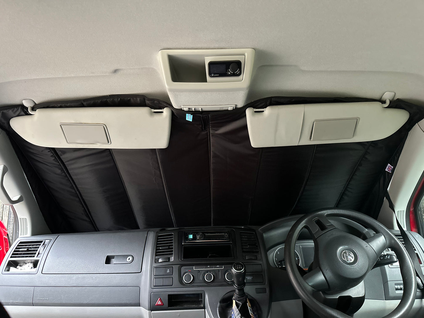 VW T5, T5.1, T6, T6.1 Magnetic Thermal Window Blinds | Custom Fit Blackout Insulated Van Shades | ZÉAUSA Van Gear