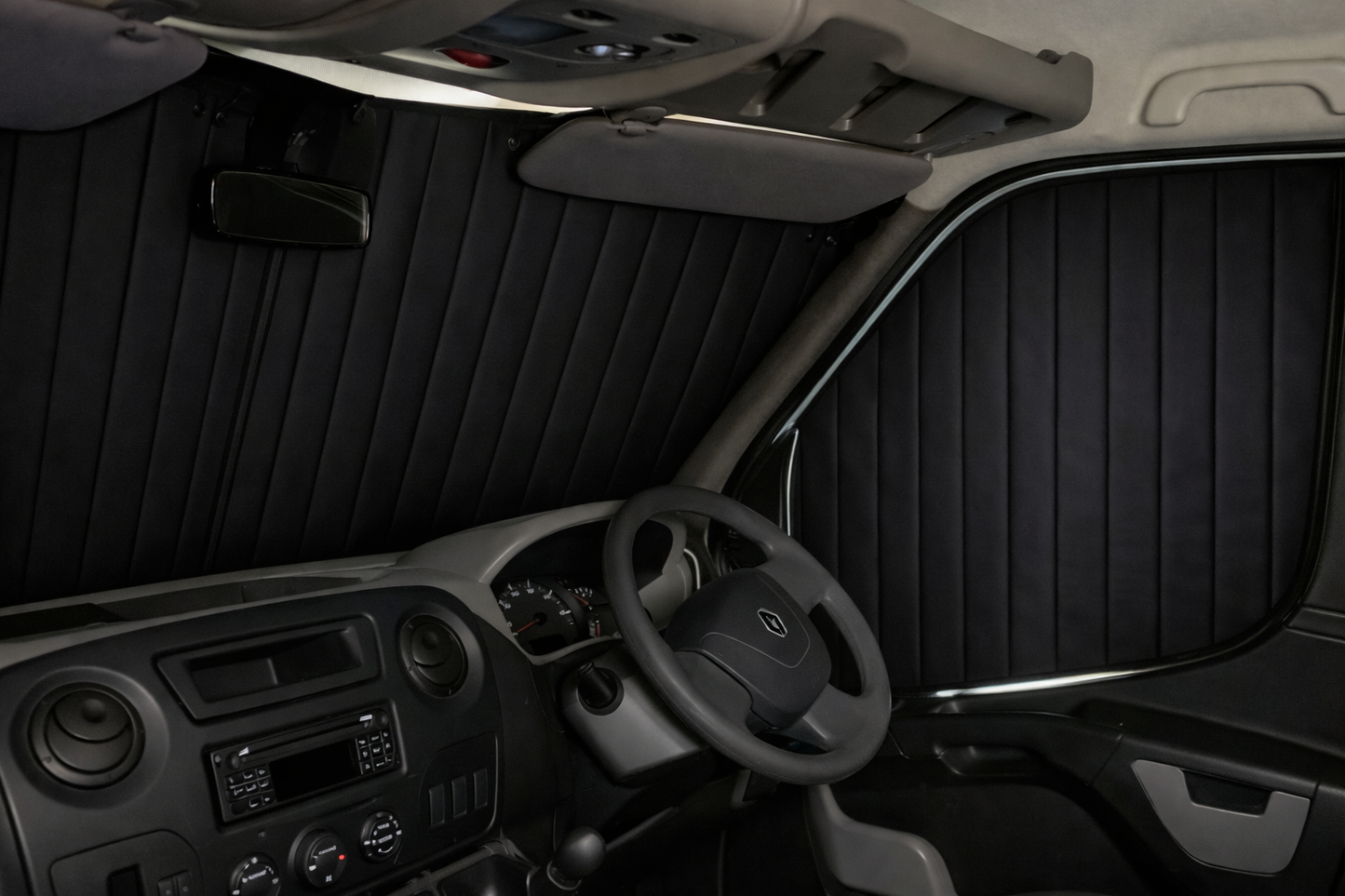 Renault Master / Nissan NV400 Magnetic Thermal Window Blinds 2010–2024 | Insulated Blackout Campervan Covers – ZÉAUSA Van Gear