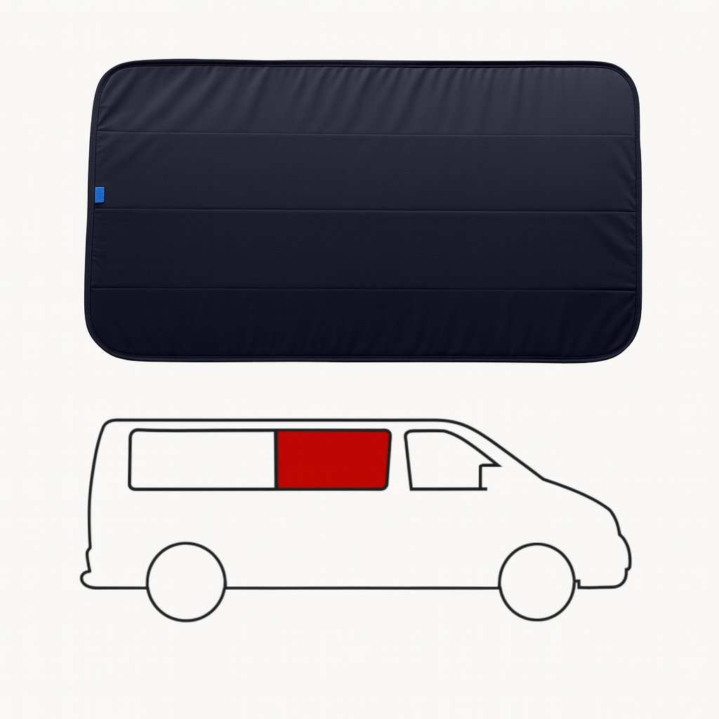 VW T5, T5.1, T6, T6.1 Magnetic Thermal Window Blinds | Custom Fit Blackout Insulated Van Shades | ZÉAUSA Van Gear