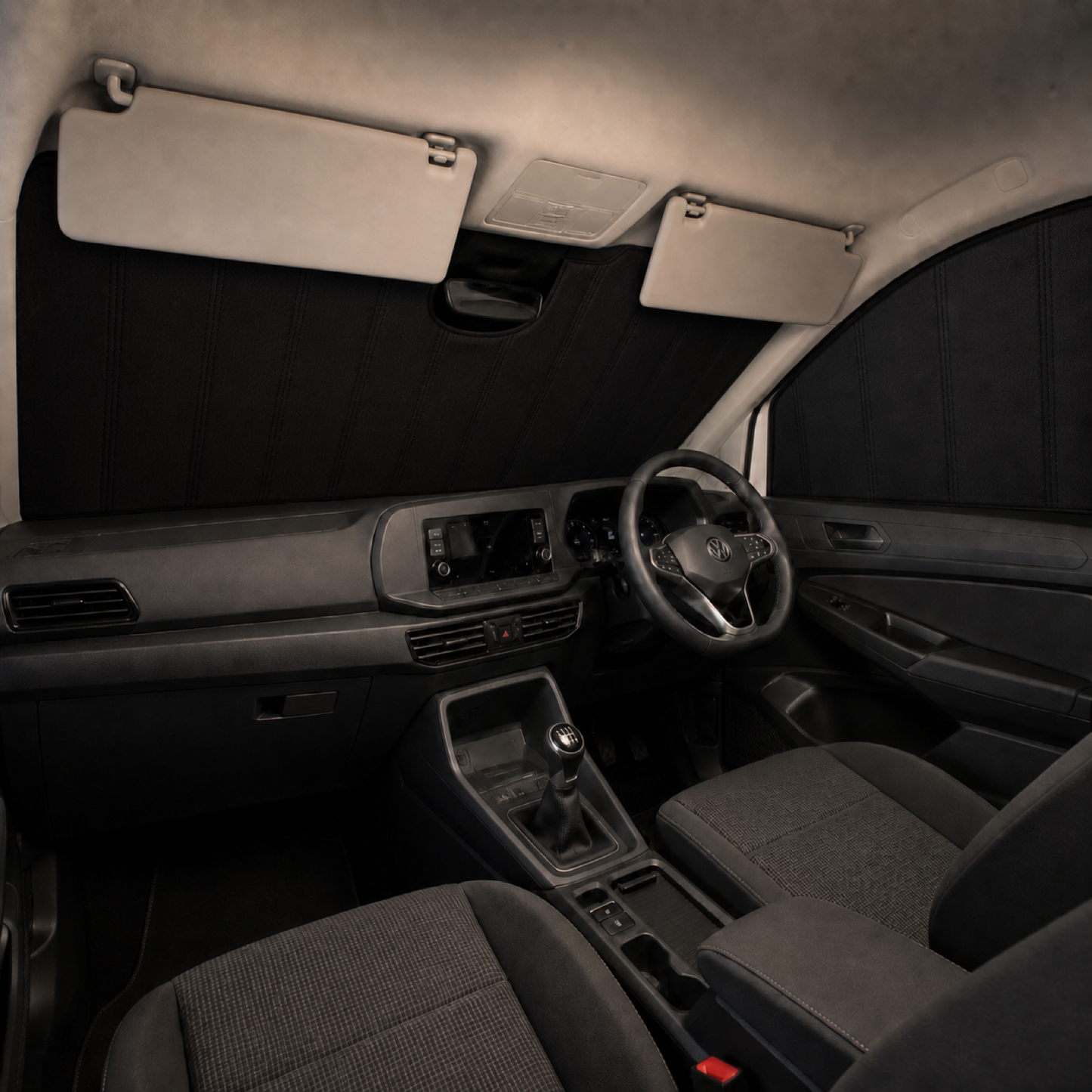 VW Caddy 2021-On Magnetic Thermal Blackout Window Blinds