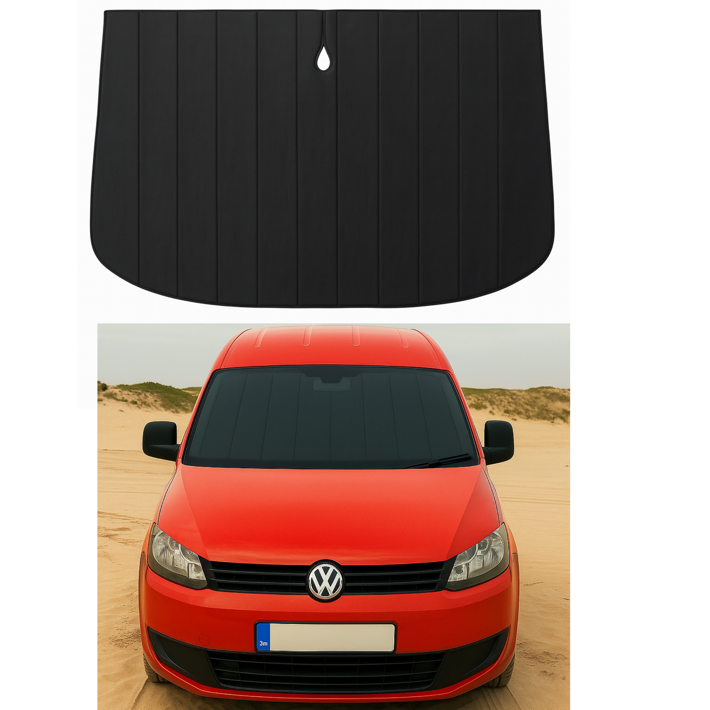 VW Caddy 2003–2020 Magnetic Thermal Blinds | Blackout Insulated Window Covers for Vans & Campers – ZÉAUSA Van Gear