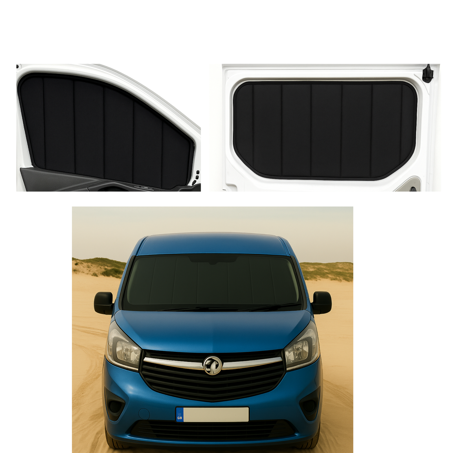 Vivaro / Trafic / Talento / NV300 2015-2021 Magnetic Thermal Blinds ZEAUSA Van Gear
