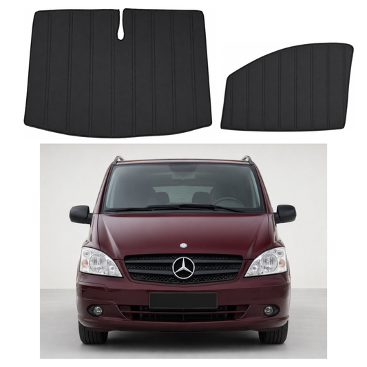 Mercedes Vito W639 & W447 Magnetic Thermal Blackout Blinds | ZÉAUSA Van Gear