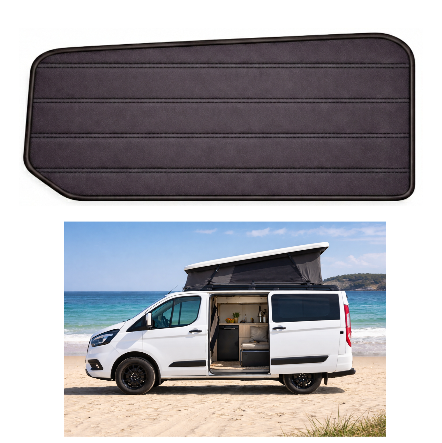 Ford Transit Custom Magnetic Thermal Blackout Blinds