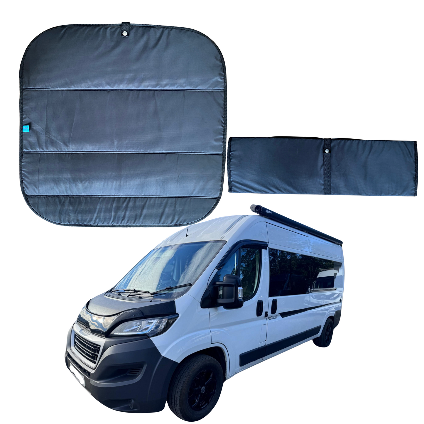 Citroen Relay Fiat Ducato Peugeot Boxer Magnetic Thermal Window Blinds
