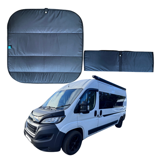 Citroen Relay Fiat Ducato Peugeot Boxer Magnetic Thermal Window Blinds