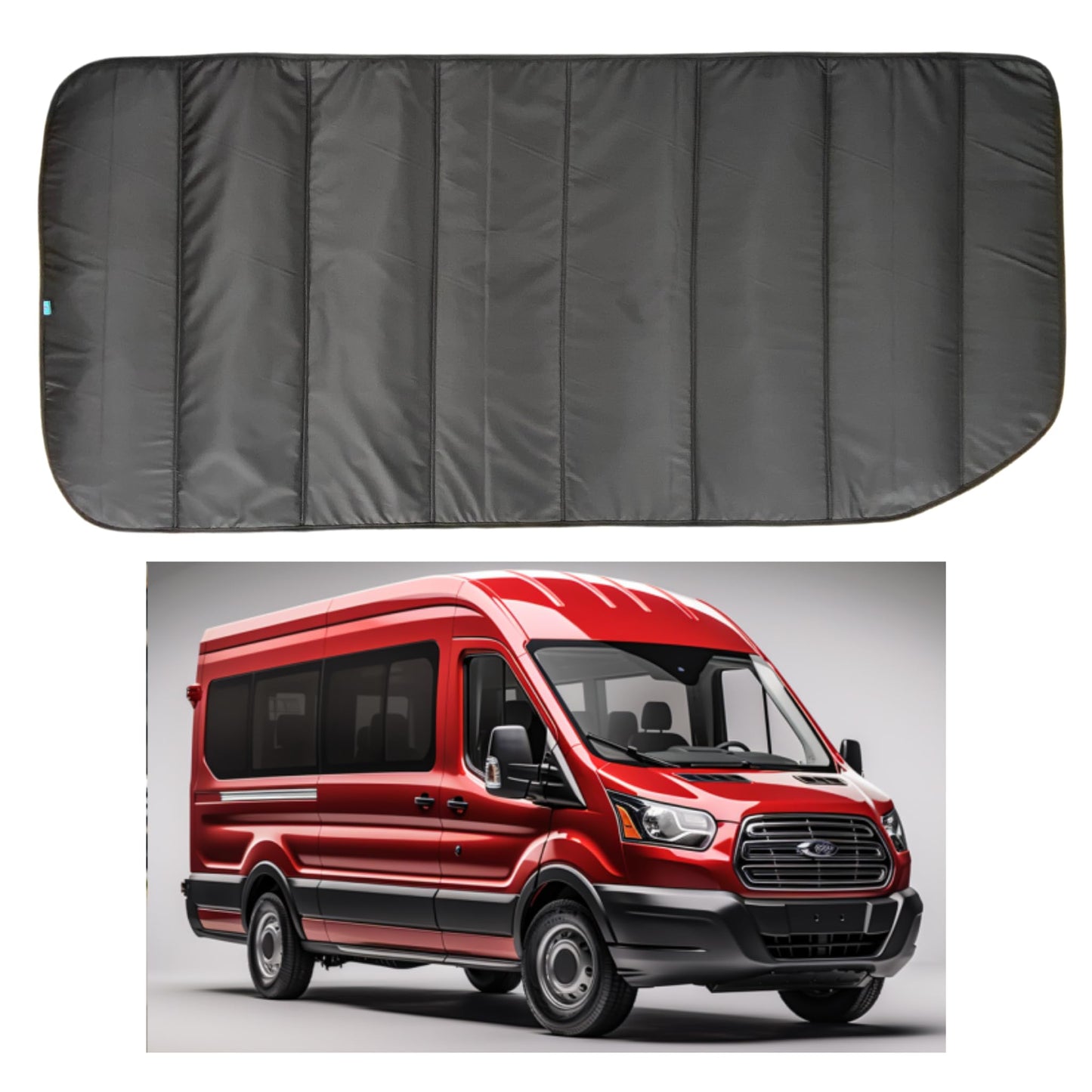 Insulated Thermal Magnetic Window Cover Blinds Compatible with Ford Transit MK8 2015 - Current.