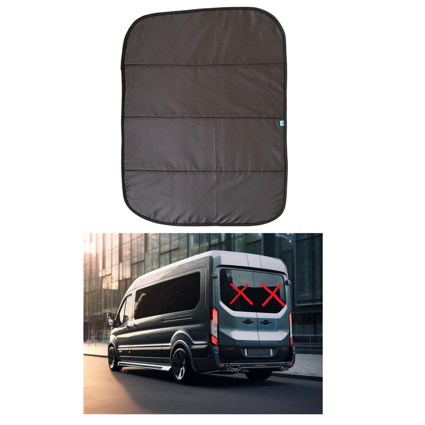 Insulated Thermal Magnetic Window Cover Blinds Compatible with Ford Transit MK8 2015 - Current.