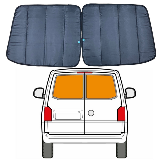 VW Transporter T5–T6.1 Magnetic Thermal Blackout Window Blinds
